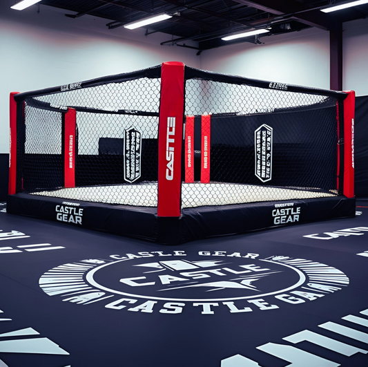 Cage Octogone MMA (avec podium)